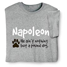 Product Image for Personalized Pound Dog Shirts