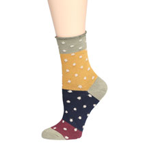 Alternate image Mismatched Socks - 4 Pairs - with Colorful Polka-Dots