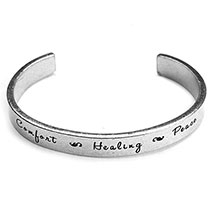 Alternate Image 5 for Note To Self Inspirational Lead-Free Pewter Cuff Bracelet