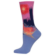 Alternate Image 7 for Colorful Fine Art Socks