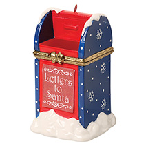 Product Image for Porcelain Surprise Ornament - Letters to Santa