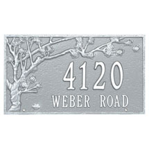 Alternate Image 4 for Personalized 2-Line Cherry Blossoms Address Sign