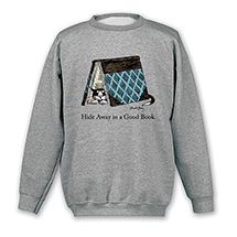 Alternate Image 2 for Edward Gorey - Hide Away In A Good Book T-Shirt or Sweatshirt