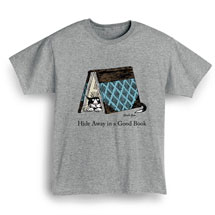 Product Image for Edward Gorey - Hide Away In A Good Book T-Shirt or Sweatshirt
