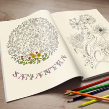 Alternate Image 3 for Personalized Creative Coloring Books