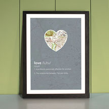 Product Image for Personalized Love Definition Print
