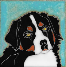 Alternate image Dog Art Tiles