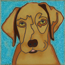 Alternate image Dog Art Tiles