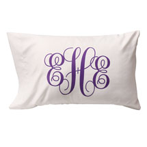 Product Image for Personalized Monogrammed Pillowcase