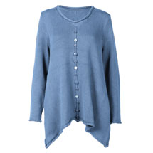 Alternate image Button Accent Tunic Sweater