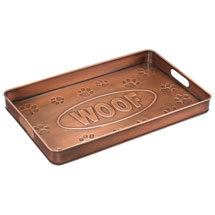 Alternate image Woof Copper Finish Multi-Purpose Tray