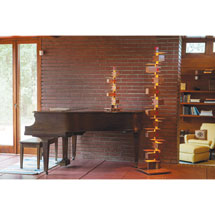 Alternate Image 3 for Frank Lloyd Wright® Taliesin 3 Table Lamp in Cherry or Walnut