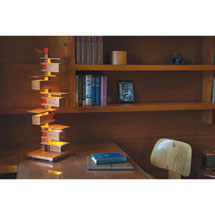 Alternate Image 2 for Frank Lloyd Wright® Taliesin 3 Table Lamp in Cherry or Walnut