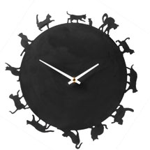Alternate image for Cat Silhouettes Clock