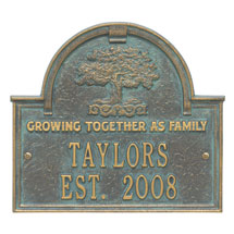Alternate Image 3 for Personalized Family Tree Anniversary Plaque