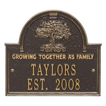 Alternate Image 5 for Personalized Family Tree Anniversary Plaque