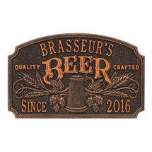 Alternate image for Personalized Quality Craft Beer Plaque