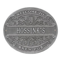Alternate Image 6 for Personalized Brew Pub Welcome Plaque