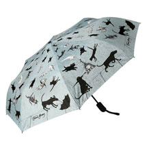 Alternate image for Gorey Raining Cats & Dogs Umbrella