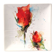 Alternate image for Dean Crouser Pansy Flower Snack Plate