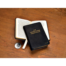 Alternate image Leatherbound Pocket-Size US Constitution