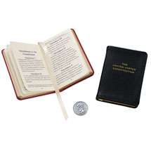Alternate image for Leatherbound Pocket-Size US Constitution