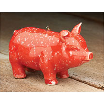 Alternate image for Prosperity Pig Ornament
