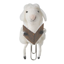 Alternate image Felted Wool Animal Clip-On Bookmarks