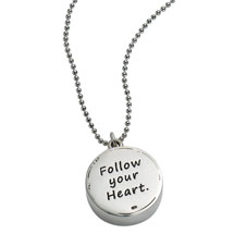 Alternate image Follow Your Heart Compass Necklace