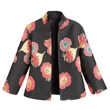 Alternate image for Simple Elegance Poppies Jacket