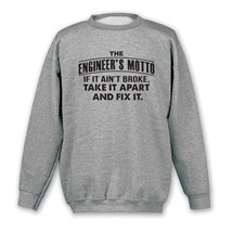 Alternate Image 2 for The Engineer's Motto T-Shirt or Sweatshirt