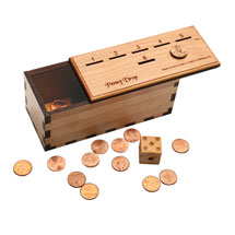 Alternate image for Wood Penny Drop Game