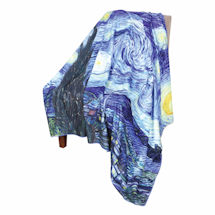 Alternate image Van Gogh Starry Night Throw Blanket