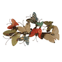 Alternate image for Metal Butterfly Wall Art