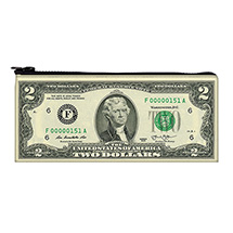 Alternate image for Bank Note Zipper Pouches