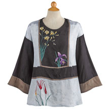 Alternate image Flora Embroidered Top
