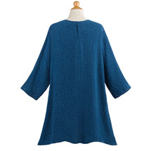 Alternate image for Textured Silk Button Tunic