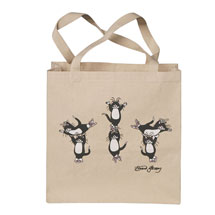 Alternate image for Gorey Ballet Cats Tote
