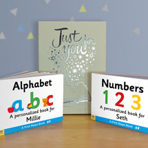 Alternate Image 3 for Personalized Learn Your Alphabet & Numbers Toddler Board Book Set