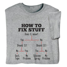 Product Image for How to Fix Stuff T-Shirt or Sweatshirt 