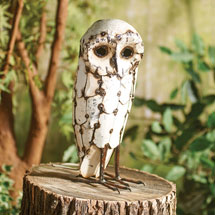 Alternate image for Snowy Owl Garden Art