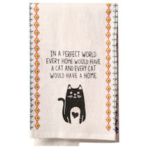 Alternate Image 2 for In a Perfect World Cat and Dog Dish Towels