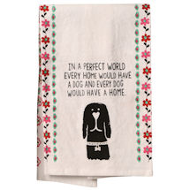 Alternate Image 1 for In a Perfect World Cat and Dog Dish Towels