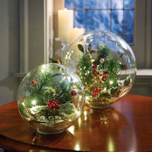 Alternate Image 1 for Lighted Glass Holiday Orb
