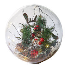 Alternate Image 2 for Lighted Glass Holiday Orb
