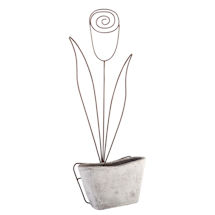 Alternate image for Wire Tulip Pot