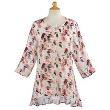 Alternate image for Watercolor Flowers Tunic