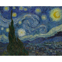 Alternate image Van Gogh Starry Night Reversible Rain Cape
