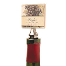 Product Image for Personalized Tumbled Marble Wine Bottle Stopper