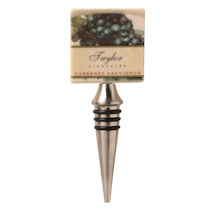 Alternate image for Personalized Tumbled Marble Wine Bottle Stopper